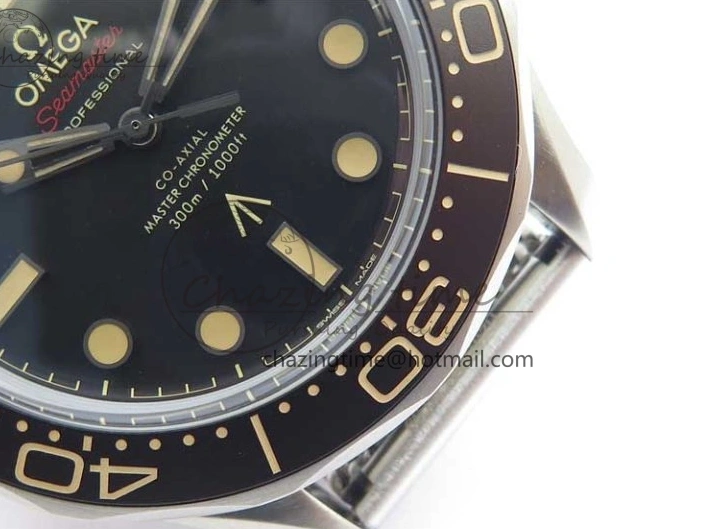 0524 Seamaster 300 “No Time to Die” Limited Edition ORF 1:1 Best Edition on SS Mesh Bracelet A8806 (Free Nato Strap) Durable 7866